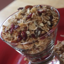 How to make your own granola with coconut oil.