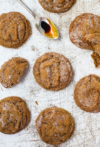 Molasses Coconut Oil Crinkle Cookies