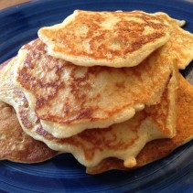 Coconut Oil Oatmeal Pancakes