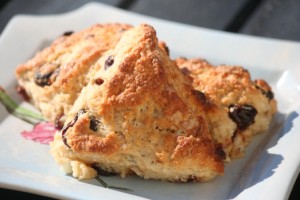 Cherry Vanilla Scones